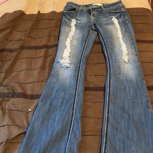 Bell bottom jeans